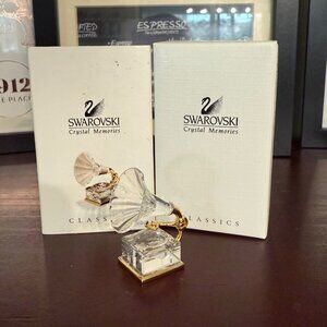 Swarovski Crystal Memories Classics Gramophone Figurine